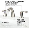 Coucheta 8" Widespread Bathroom Faucet - for 3-Hole Sink with Pop-Up Drain & Supply Lines, Available in Multiple Finishes & Pack Options - 4 of 4