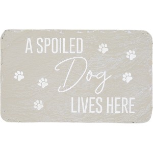 Pavilion Gift Company - Spoiled Dog - 7" x 4.25" Garden Stone - Stepping Stones and Pathways - 1 of 4