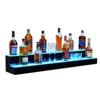 Acrylic LED Wine Shelf,30" Wall Mounted 2,Tier Bar Display w/Remote & App Control, 16 Colors & Music Sync,Holds 16 Bottles for Home Bar/Liquor Store - 2 of 4