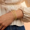 Pure Collection by Ross-Simons Italian 18kt Gold Vermeil Jewelry Set: 3 3-5mm Bead Stretch Bracelets - 2 of 4