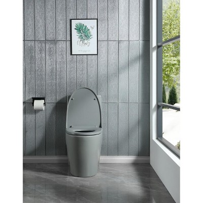 Toilet Seat with Easy Clean & Change Hinges, 1 Pack Round