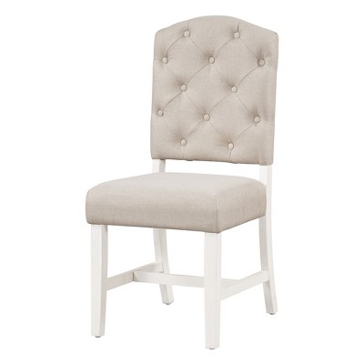 Retro Style Dining Chair Set with 4 Upholstered Chairs for Dining Room