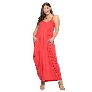 L I V D Women's Spaghetti Strap Harem Dress - 1 of 2