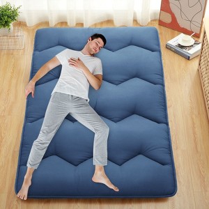TackView Japanese Futon Floor Mattress for Adults Kids, Roll Up Sleeping Mattress for Floor, Futon Floor Bed for Camping Trips Guest Room - 1 of 4