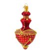 Glitter Lab 6.0 Inch Jeweled Hourglass Drop Christmas Tree Ornament , Christmas Decor Poland Glass Holiday (1PC) - 3 of 4