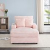 XINGHANZHENXUAN Armchair and Ottoman Set, Single Sofa with Cup Holder for Living Room or Bedroom - 4 of 4