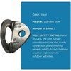 Amber Sports 22kN Bolt Hanger Stainless Steel Climbing Anchor Reliable and Durable Climbing Gear, Metal, Pack of 5 - 3 of 4