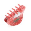 Unique Bargains Christmas Hair Clips Hat Semicircle for Christmas 3.35"x1.77"x1.77" Red White 1 Pc - 4 of 4