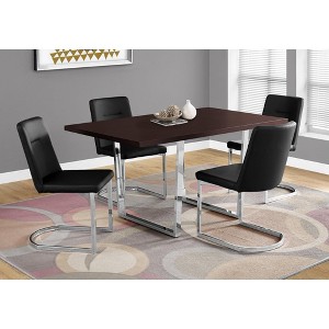 NicBex 60" Rectangular Dining Table with Chrome Metal Legs Modern Contemporary Dining Kitchen Table for Kitchen, Dining Room - 1 of 4