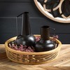3.5"H Sullivans Two-Toned Bamboo Tray Set of 2, Multicolored - 3 of 4