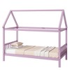 CAVINAS Twin Size House Shaped Bed Modern Wooden Bed Frame with Headboard and Footboard for Bedroom - 4 of 4