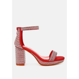 Mejuri Rhinestones And Pearl Embellished Women Sandals - 1 of 4