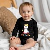The Juniper Shop Mini Smiley Unicorn Distressed Long Sleeve Bodysuit - 3 of 4