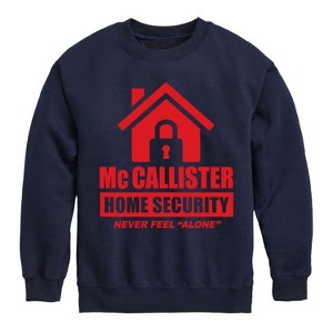 Boys' - Instant Message - Mc Callister Home Security Graphic Long Sleeve Fleece Sweatshirt - 1 of 4