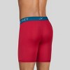 Jockey Generation™ Men's Microfiber Stretch Long Leg Boxer Briefs 3pk - Berry/Mint/Black S - 4 of 4