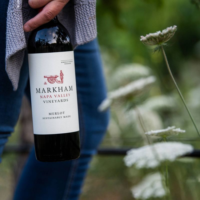 Markham Merlot Napa Valley Red Wine - 750ml Bottle, 3 of 9