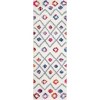 Nuloom Tatyana Moroccan Diamond Trellis Shaggy Area Rug, Runner 2' 8" x 12', Pink - 2 of 4