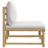 Lounge Set with Light Gray Cushions BamboovidaXL - 4 of 4