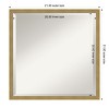 Amanti Art Incline Beveled Wood Framed Bathroom Vanity Wall Mirror - 3 of 4