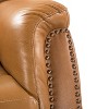 Paulina Genuine Leather Power Recliner with Wingback Design |ARTFUL LIVING DESIGNS - 4 of 4