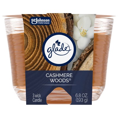 Comforting Cashmere Woods Brown Scented Jar Candle 6.8 oz