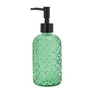 Unique Bargains Cylinder Argyle Soap Dispenser 1 Pc - 1 of 4