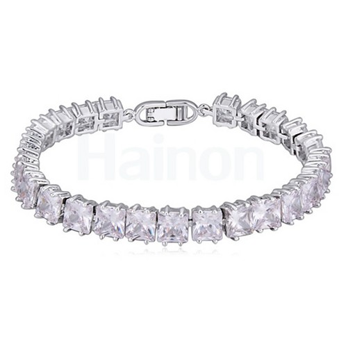 Gemma Emerald Cut Cz Tennis Bracelet Womens Ginger Lyne Collection - image 1 of 4