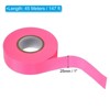 Unique Bargains PVC Non-Adhesive Flagging Tape for Tree Survey Boundaries 4 Pcs - 2 of 4