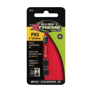 Blu-Mol Xtreme Phillips 3 X 2 in. L Screwdriver Bit S2 Tool Steel 1 pc - 1 of 2