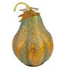 Northlight 14" Orange and Gold Elongated Autumn Pumpkin Metal Tabletop Decoration - 3 of 4