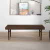 TiramisuBest Industrial Counter-Height Bench - Light Gray Foam-Cushioned Seat for Kitchen & Dining - 4 of 4
