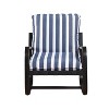 GDFStudio Eleanore Modern 35.5” Metal and Linen Upholstered Accent Chair - 4 of 4