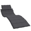 vidaXL Sun Lounger Cushion Melange Anthracite 73.2"x22.8"x1.6" Fabric - 2 of 4
