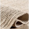 Home Mart Goods Ivory Off-White Natural Jute Hand-Woven Braided Area Rug - 4 of 4