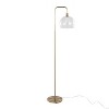 Metro 61" Contemporary Metal Floor Lamp in Royal Gold Metal with Clear Seeded Glass Shade from Grandview Gallery by LumiSource - 3 of 4
