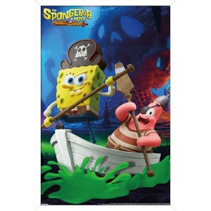 Trends International Nickelodeon The SpongeBob Movie: Search for SquarePants (2025) - Crew Framed Wall Poster Prints - 1 of 4