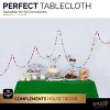 Plastic Tablecloth Disposable, Tablecloths for Rectangle Tables 54 inch. x 108 inch. Fits Tables Up to 8 Feet, Table Cloth for Party - SparkSettings - 3 of 4