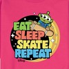 Men's - Toy Story - Aliens Eat Sleep Skate Repeat Graphic Fleece Sweatshirt - 2 of 4