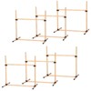 PawHut 6 Piece Dog Agility Training Equipment with Hurdle Bag and Whistle, Orange and White - 4 of 4