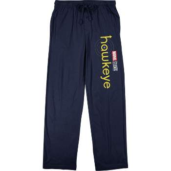 Hawkeye Disney+ Series Logo Men's Navy Sleep Pajama Pants
