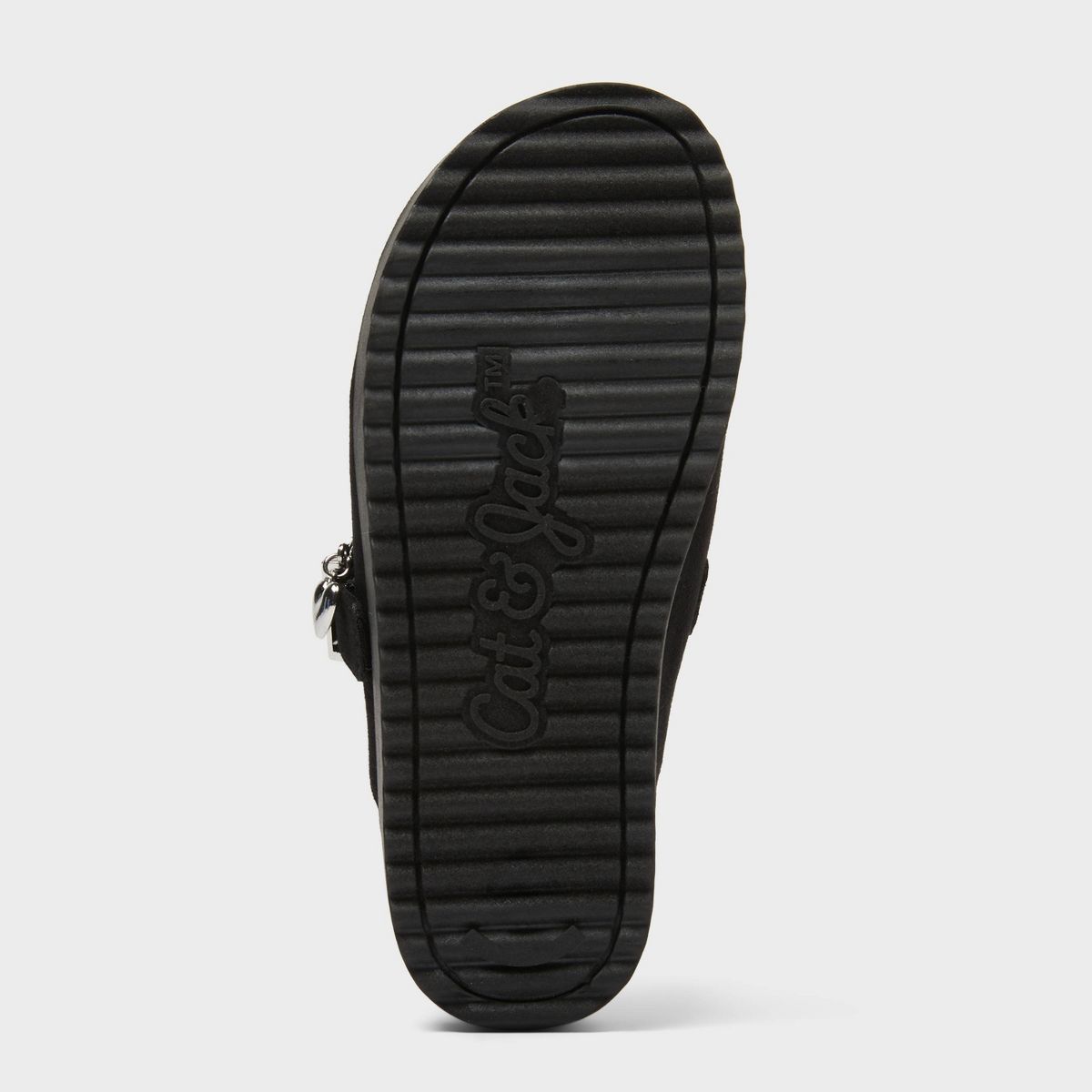 Kids' Deandre T-Strap Clogs - Cat & Jack™ Black - thumbnail 4