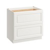 CASAINC 36 in. W x 34.5 in. H x 24 in. D 2-Drawer Base Kitchen Cabinet – Soft-Close, Plywood Frame - Ready to Assemble - 2 of 4