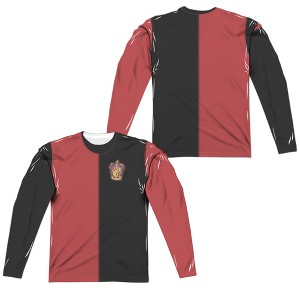 Men's Harry Potter Gryffindor Split Uniform Long Sleeve Costume T-Shirt - 1 of 4