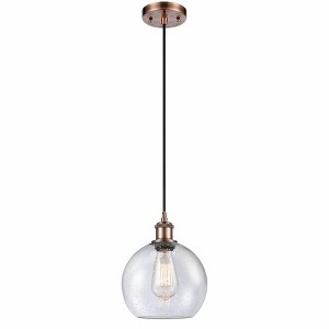 Athens - 1 Light Mini Pendant In Industrial Style-10 Inches Tall and 8 Inches Wide - 1 of 1