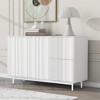 Bella Depot 47.2''W Wave Pattern Storage Cabinet - 3 of 4