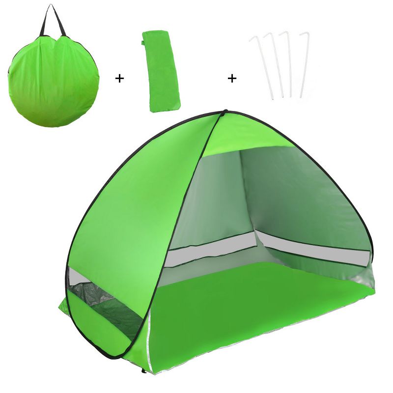 Unique Bargains Automatic Portable 2-3 Person Sun Shade Beach Shelter Tent, 3 of 7