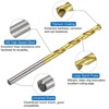 Unique Bargains HSS 6542 Metric Spiral Point Thread Tap and Twist Drill Bit Sets 4 Pcs - 4 of 4