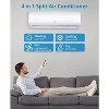 12,000 BTU Mini Split AC - 21 SEER2 Wall Mount Heat Pump, Cools 750 Sq.Ft, WiFi/Remote, 230V, Includes Installation Kit - 3 of 4