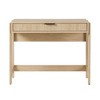 MDF Reeded Drawer Front Transitional Writing Desk with Spacious Work Surface and Durable Warp - 2 of 4
