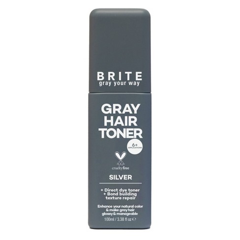Brite Hair Toner Color Touch Up System - Silver 3.38 Fl Oz :
